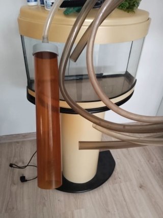 Acuario de diseño completo beige