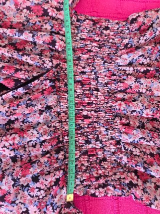 Vestido Mini Floral Talla M