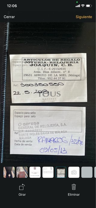 Reloj Tous niña pequeña
