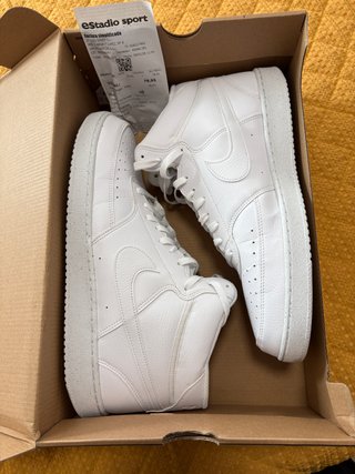 Nike Court Vision Mid Blancas