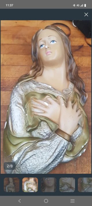 Busto Virgen Escayola