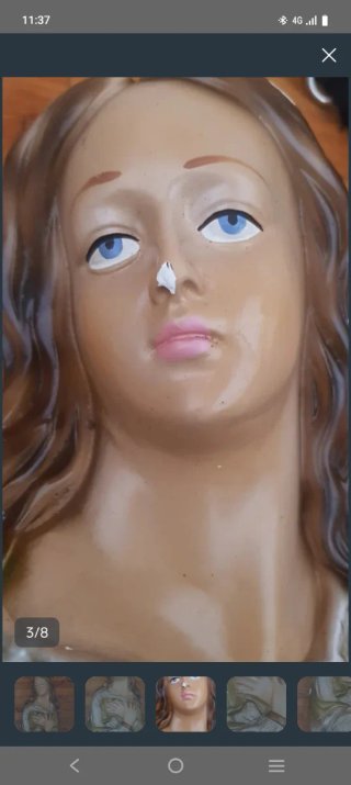 Busto Virgen Escayola