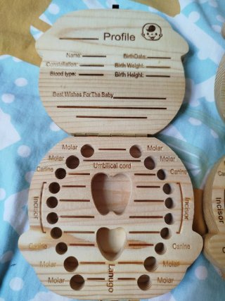 2 Caja madera dientes Raton Perez
