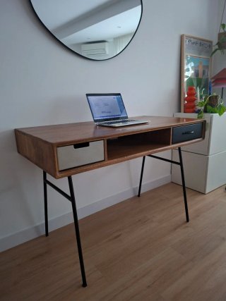 Escritorio Lenox Maisons du Monde madera maciza