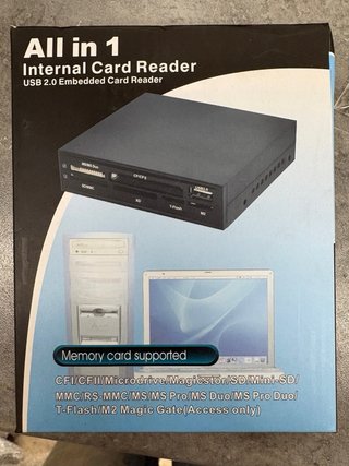 Lector Tarjetas Memoria Interno USB 2.0