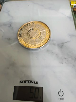 Moneda Plata 999.9 Calendario Mundial Fútbol
