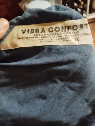Colchoneta de masaje vibra confort