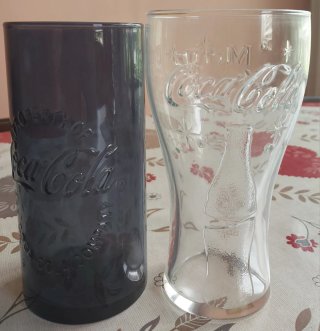 2 Bicchieri Coca-Cola McDonald's in Cristallo