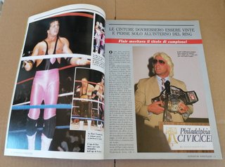 Rivista wrestling vintage anni 90 italiana rara
