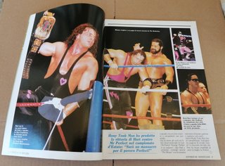 Rivista wrestling vintage anni 90 italiana rara
