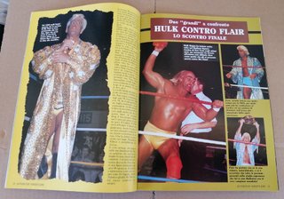 Rivista wrestling vintage anni 90 italiana rara