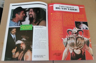 Rivista wrestling vintage anni 90 italiana rara