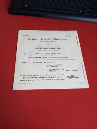 Vinilo Orfeón Infantil Mexicano MGE 60152