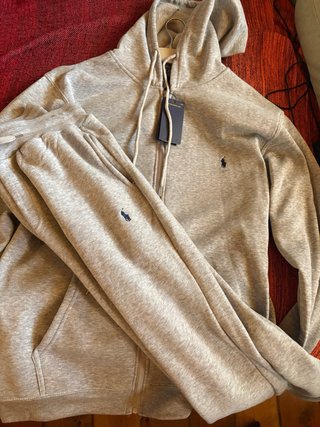 Conjunto Polo Ralph Lauren Gris