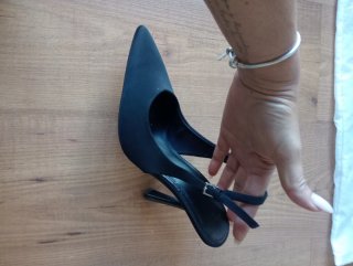 Zapato tacón negro talla 40