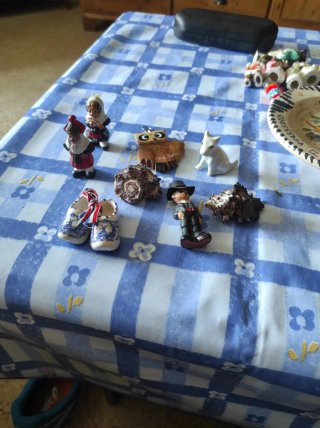 Lote Vintage Miniaturas Decoración