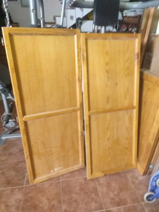 Puertas de madera para muebles 1,31 x 55 cm .2 und
