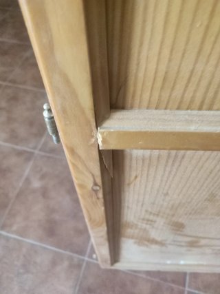 Puertas de madera para muebles 1,31 x 55 cm .2 und