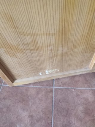 Puertas de madera para muebles 1,31 x 55 cm .2 und