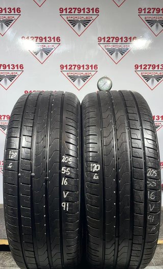 205 55 16 V PIRELLI RUEDA AL 90% VIDA UTIL