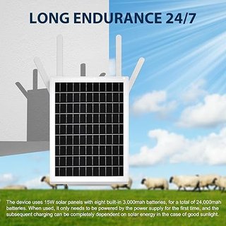 Router Solar 4G LTE WiFi Portátil IP66