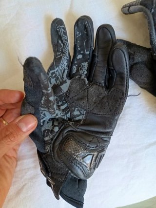 Guantes Moto Mujer Negro/Rojo