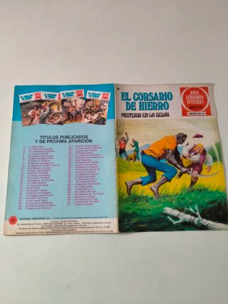 NÚMERO 48 EL CORSARIO DE HIERRO JOYAS BRUGUERA