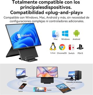 SIN ABRIR Monitor Portátil 23.8 Pulgadas Giratorio