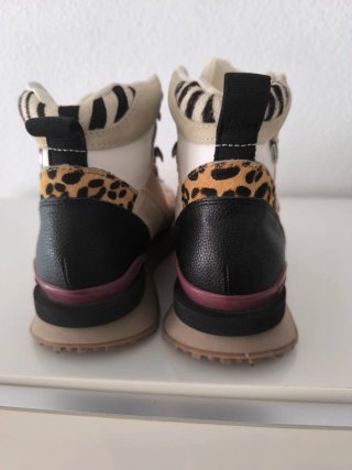 Botines Gioseppo Beige y Rosa