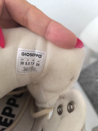 Botines Gioseppo Beige y Rosa