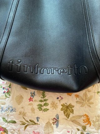 Bolso Tote Negro Tintoretto
