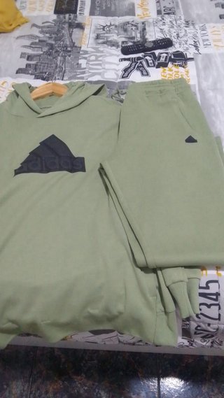 Sudadera Adidas Verde hombre