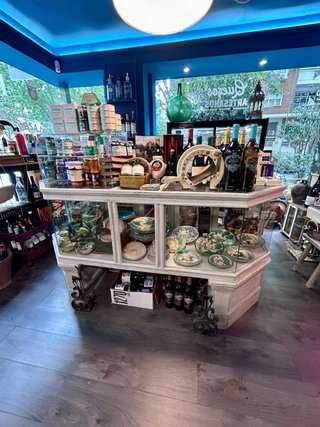 Vitrina Expositor Antiguo Madera y Cristal