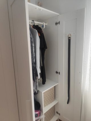 Armario ikea BRIMNES 2 puertas blanco