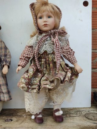 Muñecas de porcelana vintage