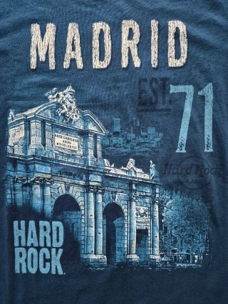 T-shirt Hard Rock Café Madrid uomo L