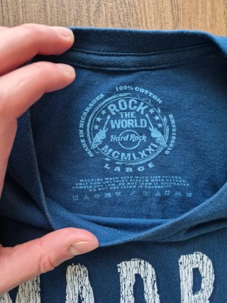 T-shirt Hard Rock Café Madrid uomo L