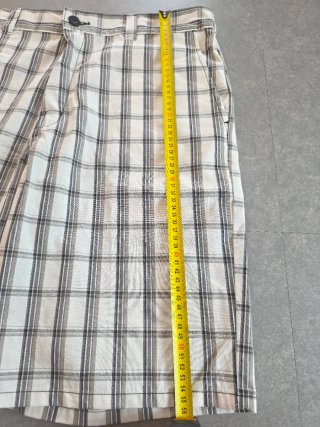Bermuda Dickies Quadri Beige Grigio Vintage