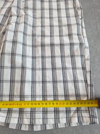Bermuda Dickies Quadri Beige Grigio Vintage