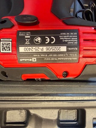 Taladro Einhell 12V con maletín