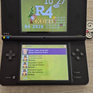 Nintendo DSi XL Negra + Funda Minnie Mouse