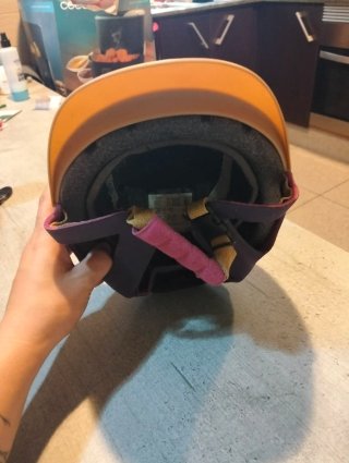 Casco equitación niña rosa Fouganza