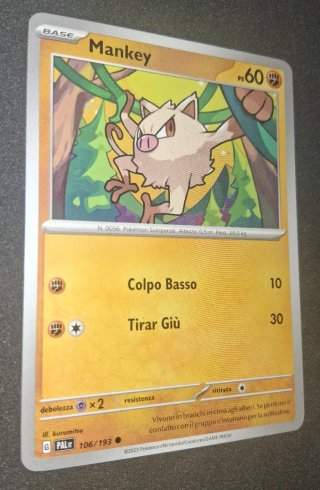 Lotto Pokémon: Mankey + Mazzo 40 Carte (NM)