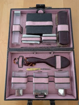 Maletín Viaje Vintage Años 40-50