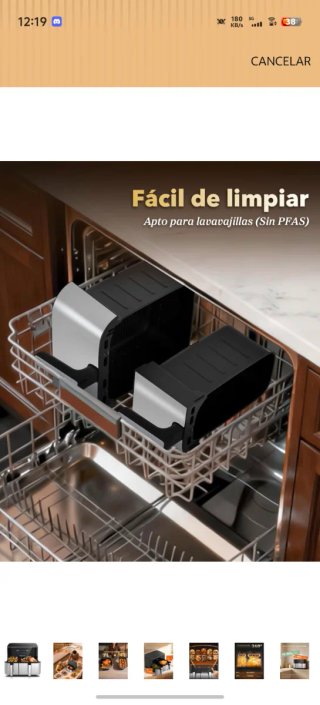 Freidora de Aire WELLENT 11L Doble Cesta