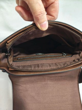 Bolso unisex marrón