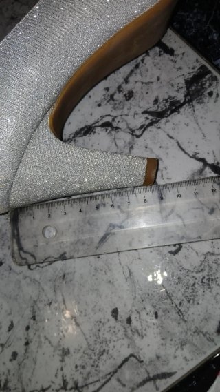 Qunhui Zapatos Tacón Plateados