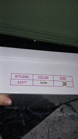 Qunhui Zapatos Tacón Plateados