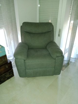 Sillón Relax Gris Casi Sin Uso