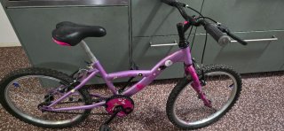 Bicicleta infantil 20 pulgadas morada